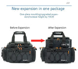 Waterproof Fishing Gear Shoulder Bag Camping Black Duffel Bags - Tophatter Daily Deals