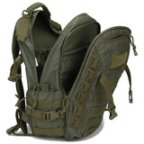 35L Waterproof Camo Hiking Backpack Green Backpacks - Tophatter Daily Deals