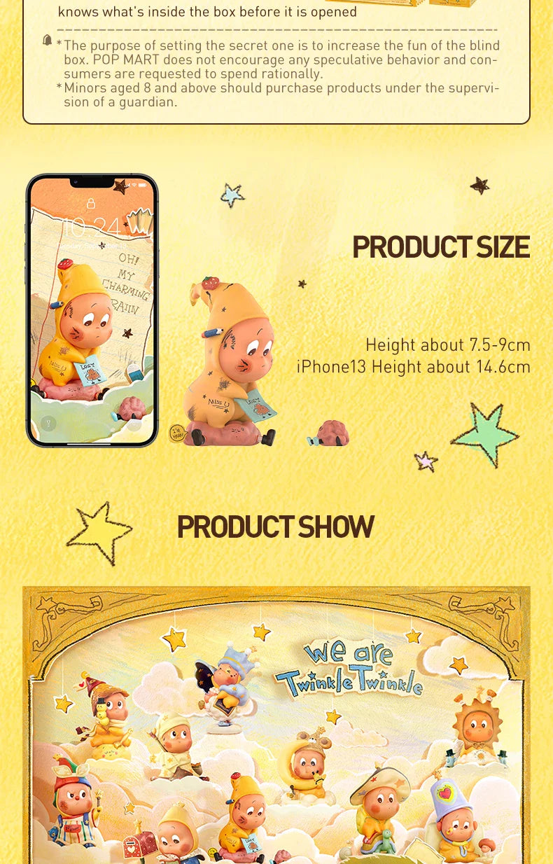 Genuine Pop Mart We are Twinkle Twinkle Series Figures Blind Box Animals - Tophatter Daily Deals