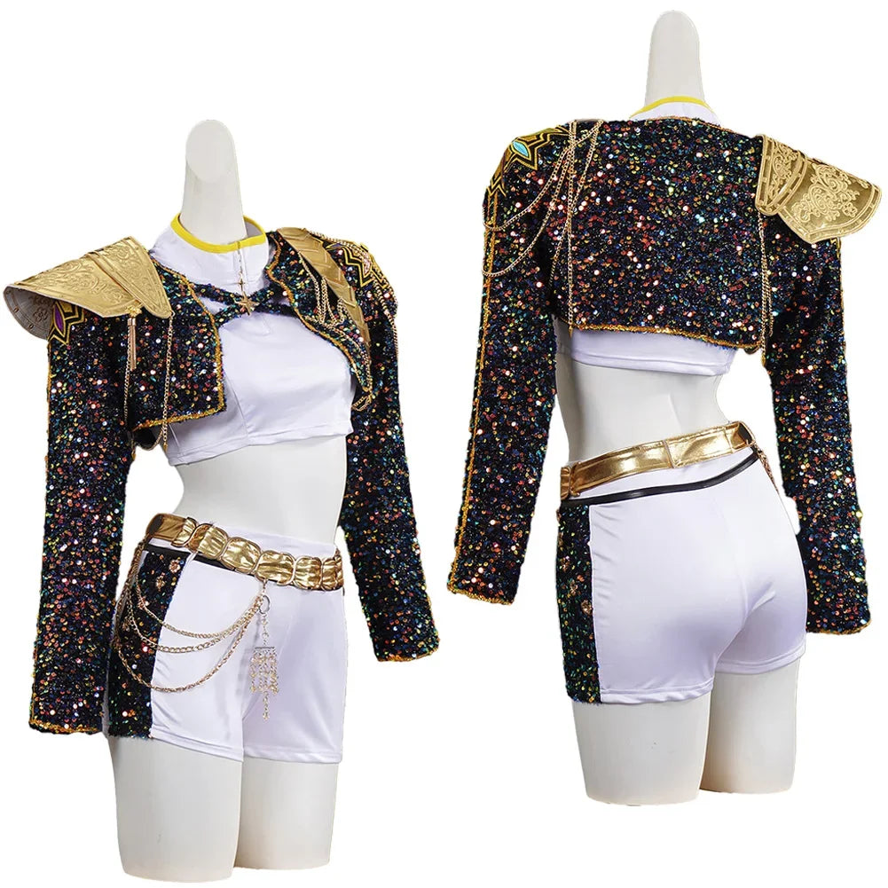 Lightweight Girls Cosplay Costume - Sequin Jacket, Polyester Style 1 - Tophatter Daily Deals