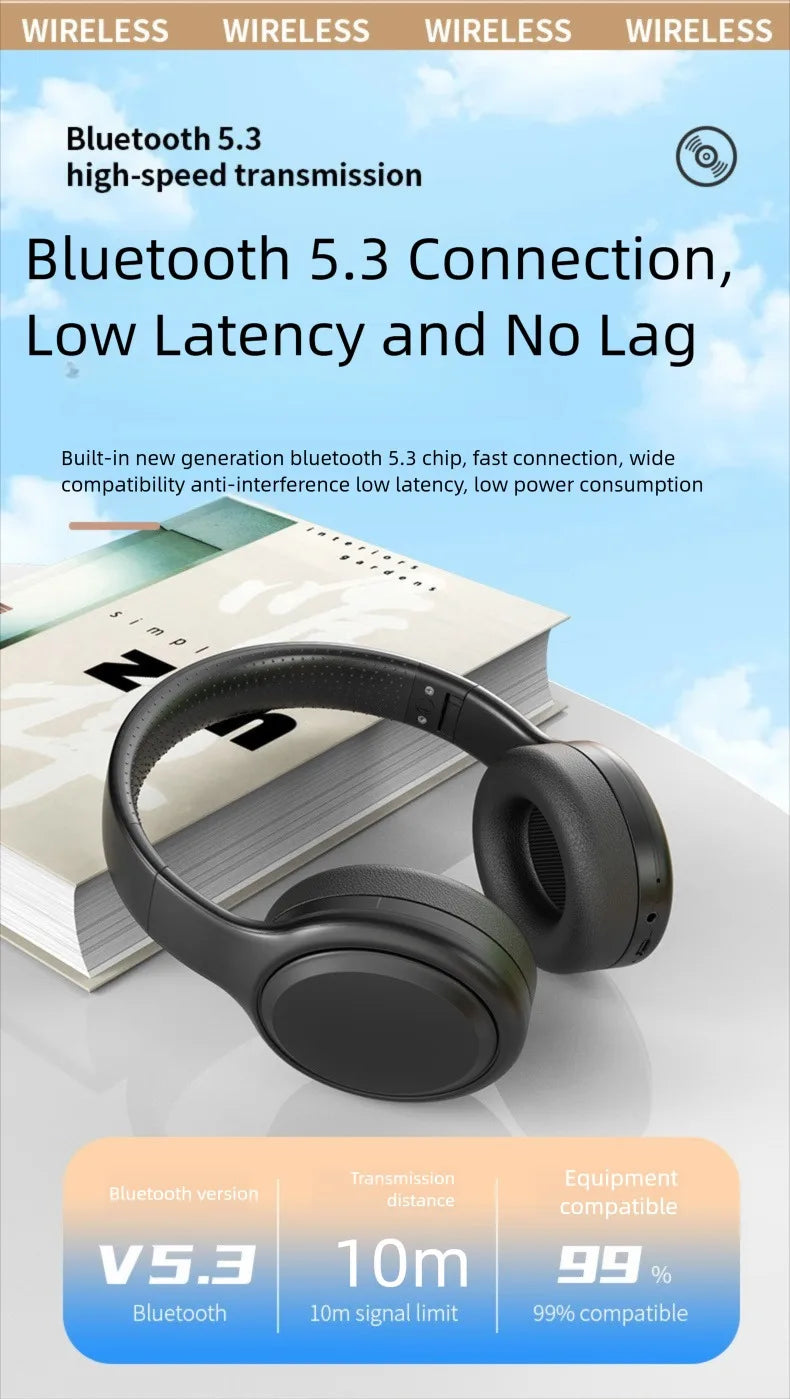 Wireless Bluetooth Headphones Over Ear Noise Cancelling - Tophatter Daily Deals