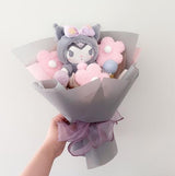 Sanrio Plush Bouquet My Melody Kuromi Cinnamoroll Hello Kitty Flowers - Tophatter Daily Deals