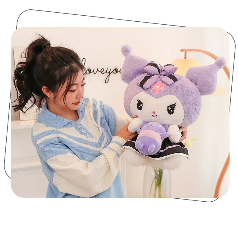 Kawaii Sanrio Purple Kuromi Cute Little Devil Plush Toy Anime - Tophatter Daily Deals