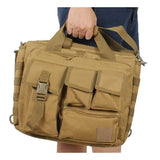 Tactical MOLLE Shoulder Bag Oxford Handbag Khaki Duffel Bags - Tophatter Daily Deals