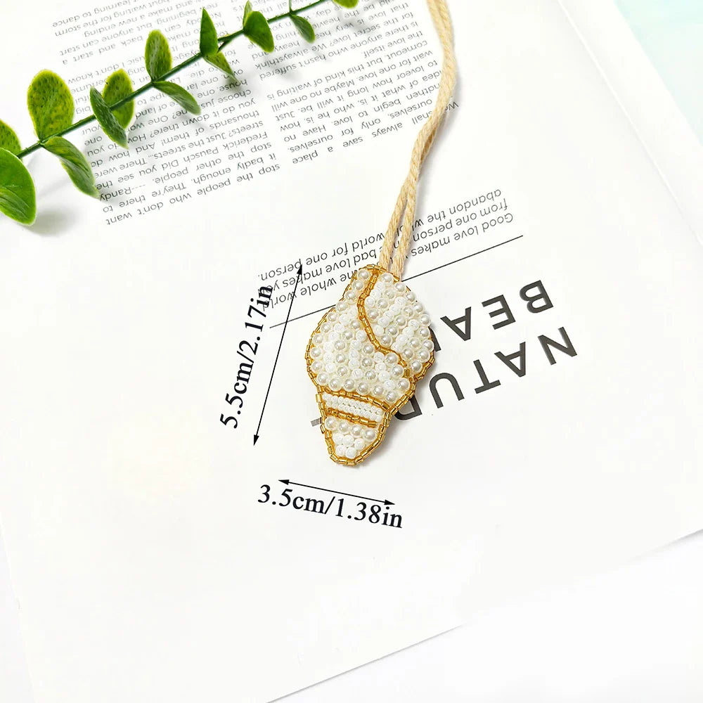 Coconut Tree Sequin Patch Keyring Bag Pendant Handmade F3 - Tophatter Daily Deals