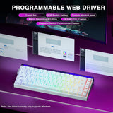 Mechanical 60 Percent Magnetic Switch Gaming Keyboard 8KHz - Tophatter Daily Deals
