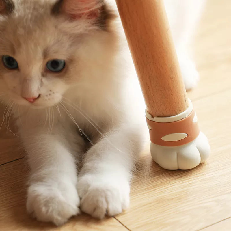 Silicone Chair Leg Caps Cat Claw Foot Pads Home Decor Animals - Tophatter Daily Deals