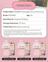 Genuine Pop Mart Crybaby Crying Again Series - Plush Phone Case for iPhone Anime - Tophatter Daily Deals