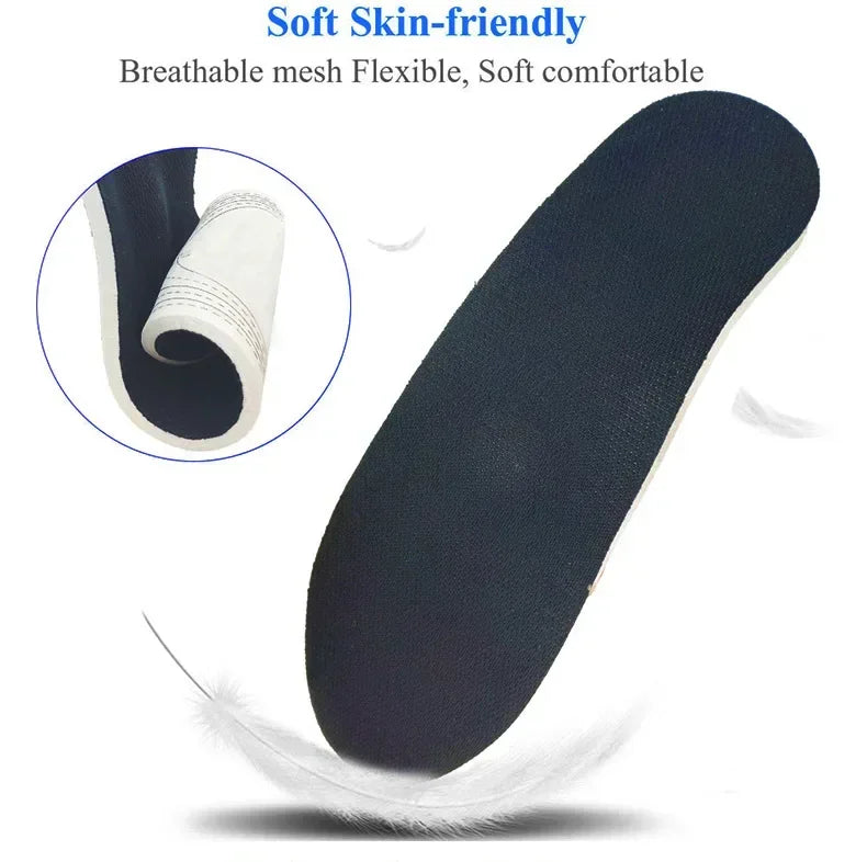Orthopaedic Shock Absorbing Insoles With Arch Support Plantar Fascia Insole - Tophatter Daily Deals