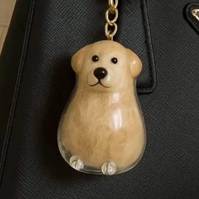 Dog Hair Keepsake Keychain Pendant Clear Resin Charm 13 - Tophatter Daily Deals