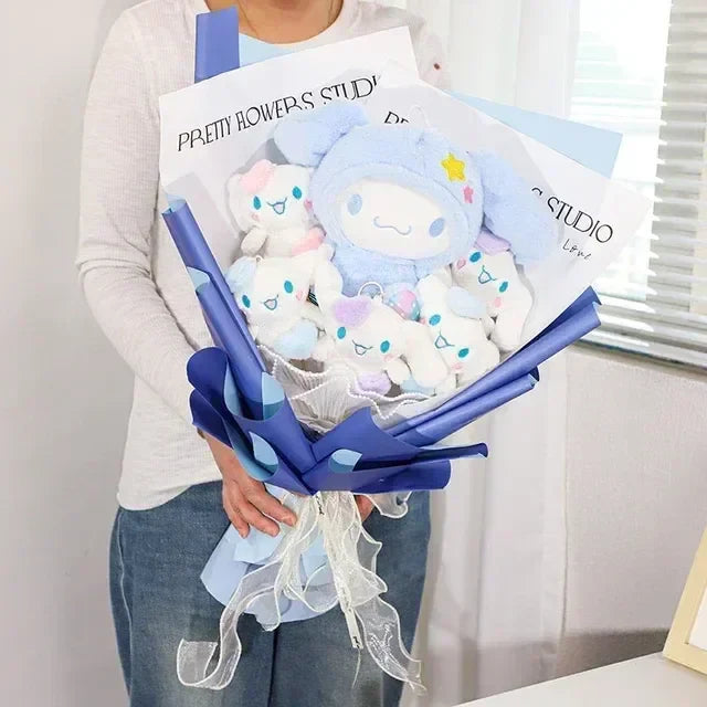 Sanrio Gift Plush Flower Bouquet Cinnamoroll (Dark Blue) Anime - Tophatter Daily Deals
