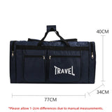 80L Foldable Waterproof Travel Duffel Bag Deep Blue Duffel Bags - Tophatter Daily Deals