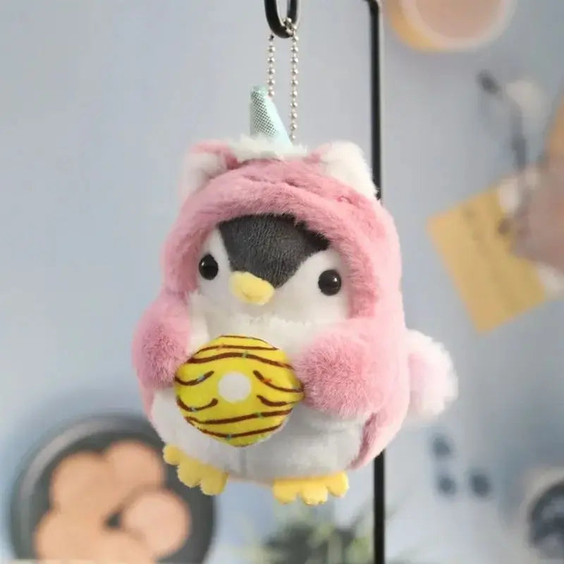 Penguin Ebi Fried Shrimp Prawn Plush Keychain 10cm Unicorn Food - Tophatter Daily Deals