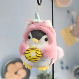Penguin Ebi Fried Shrimp Prawn Plush Keychain 10cm Unicorn Food - Tophatter Daily Deals