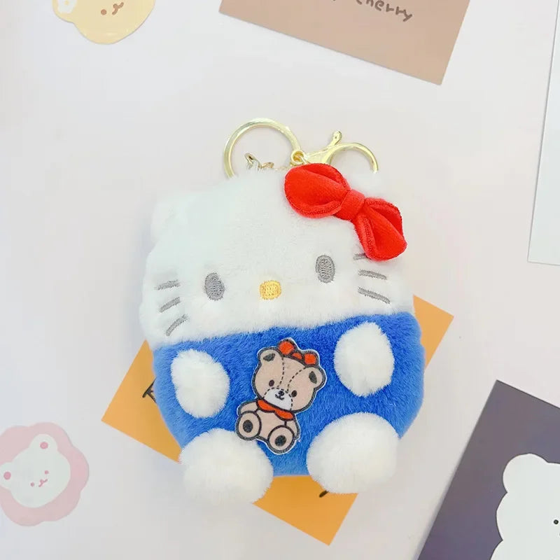 Sanrio Limited Collection Kuromi Cinnamoroll My Melody Plush Toy Kawaii Hello Kitty Blue Keyring - 10cm 10-15CM Animals - Tophatter Daily Deals