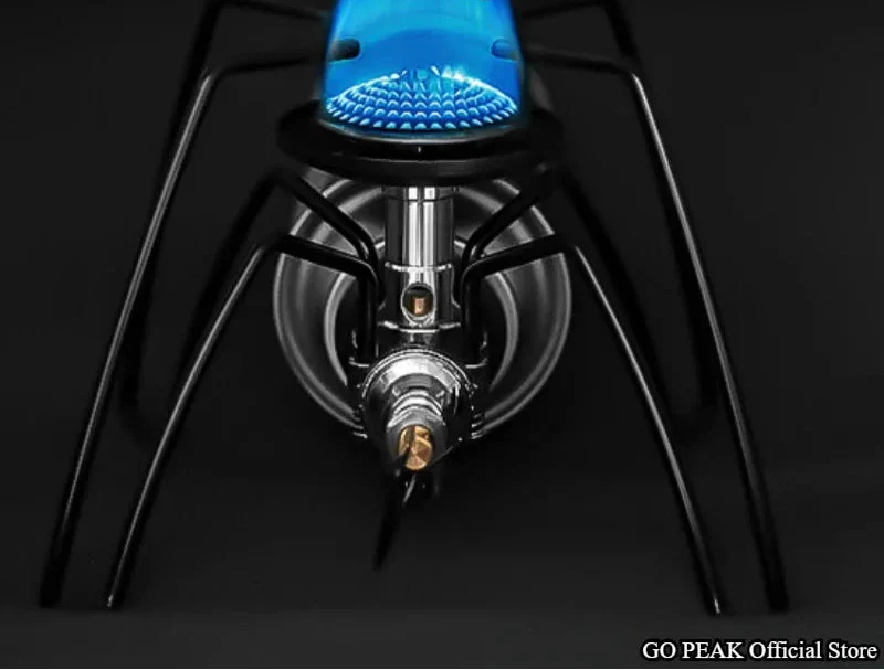 Spider Folding Camping Gas Stove Black Camp Cooking - Tophatter Daily Deals