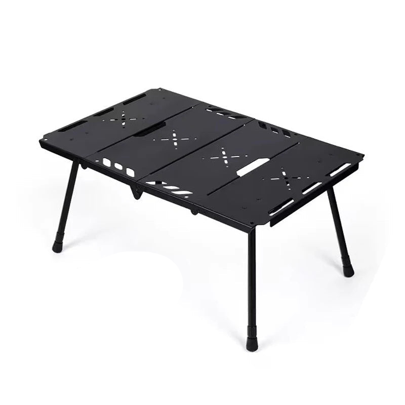 Tactical Folding Camping IGT-Compatible Table Black Camp Furniture - Tophatter Daily Deals