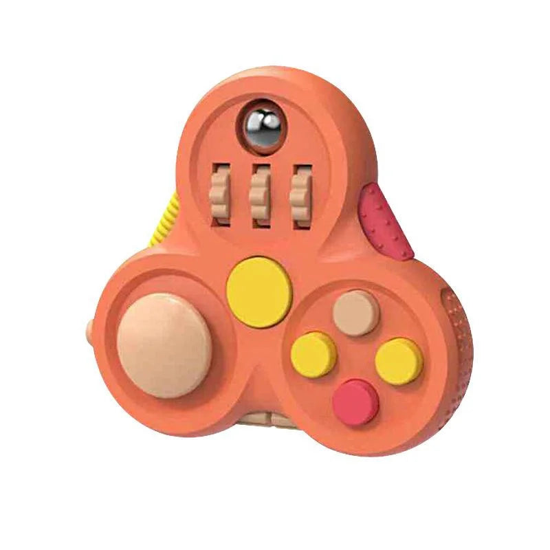Fidget Toy Rotating Magic Spinner Calming Focus 2025 Orange - Tophatter Daily Deals