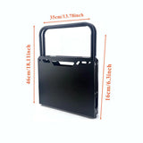 Foldable Hollowed Surface Camping Table Black Camp Furniture - Tophatter Daily Deals