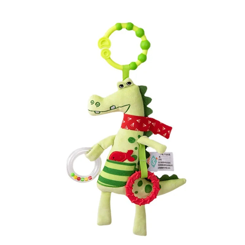 Giraffe Spiral Crib Toy Newborn Sensory Toys Rattle AC-1 - Tophatter Daily Deals