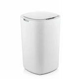 Smart Sensor Trash Bin With Flip Lid For Home Touchless White - Tophatter Daily Deals
