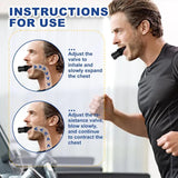 Breathing Trainer Lung Exerciser Adjustable Resistance - Tophatter Daily Deals