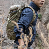 Lightweight Men’s Jacket - Tactical Zip, Polyester, Summer Blue - Tophatter Daily Deals