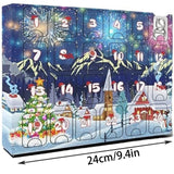 Christmas Advent Calendar 24 Gifts Cute Figure Toys - Tophatter Daily Deals