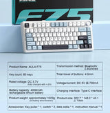 AULA F75 Compact 75 Percent Mechanical Gaming Keyboard RGB - Tophatter Daily Deals