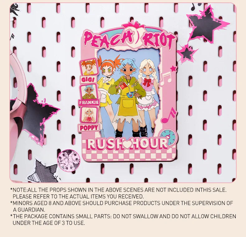 Genuine Pop Mart Peach Riot Rush Hour Series - Photo Frame (6-inch) Anime - Tophatter Daily Deals