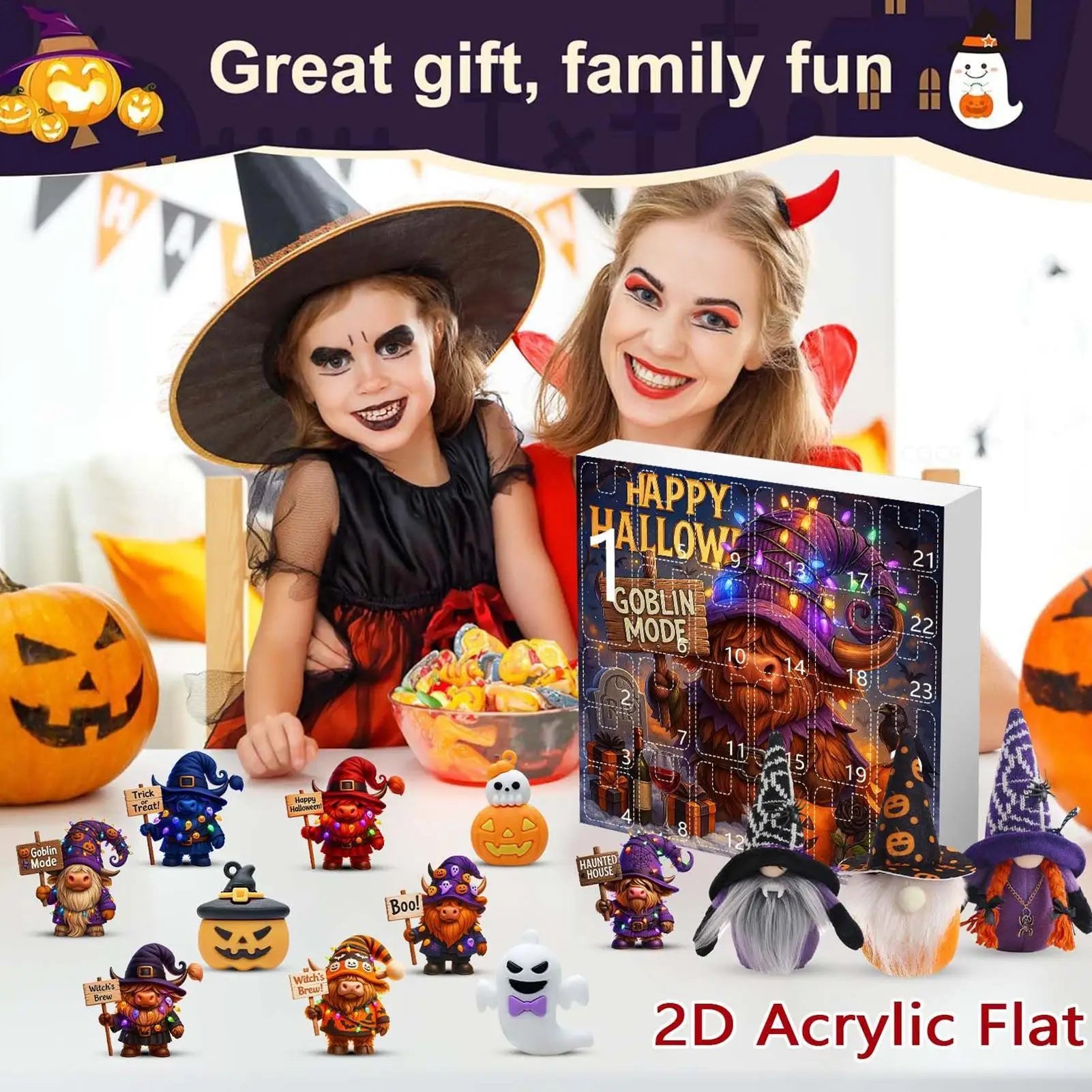 Halloween Gnome Advent Calendar Plush Countdown 2025 - Tophatter Daily Deals