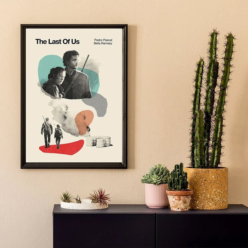 Retro Movie Poster Canvas Collage Mid Century Wall Art - Tophatter Daily Deals