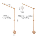 Baby Crib Mobile Wooden Nursery Newborn Sensory Toys - Tophatter Daily Deals