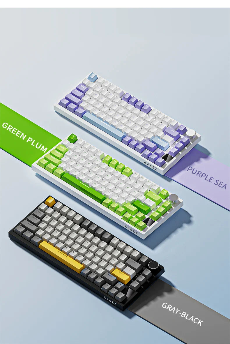 Mechanical Bluetooth Gaming Keyboard 75 Percent Hot Swap - Tophatter Daily Deals