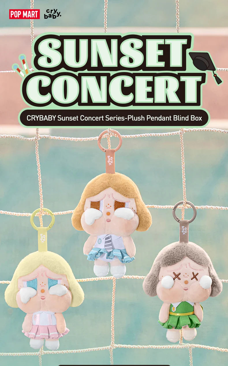 Genuine Pop Mart Crybaby Sunset Concert Series - Plush Pendant Blind Box Anime - Tophatter Daily Deals