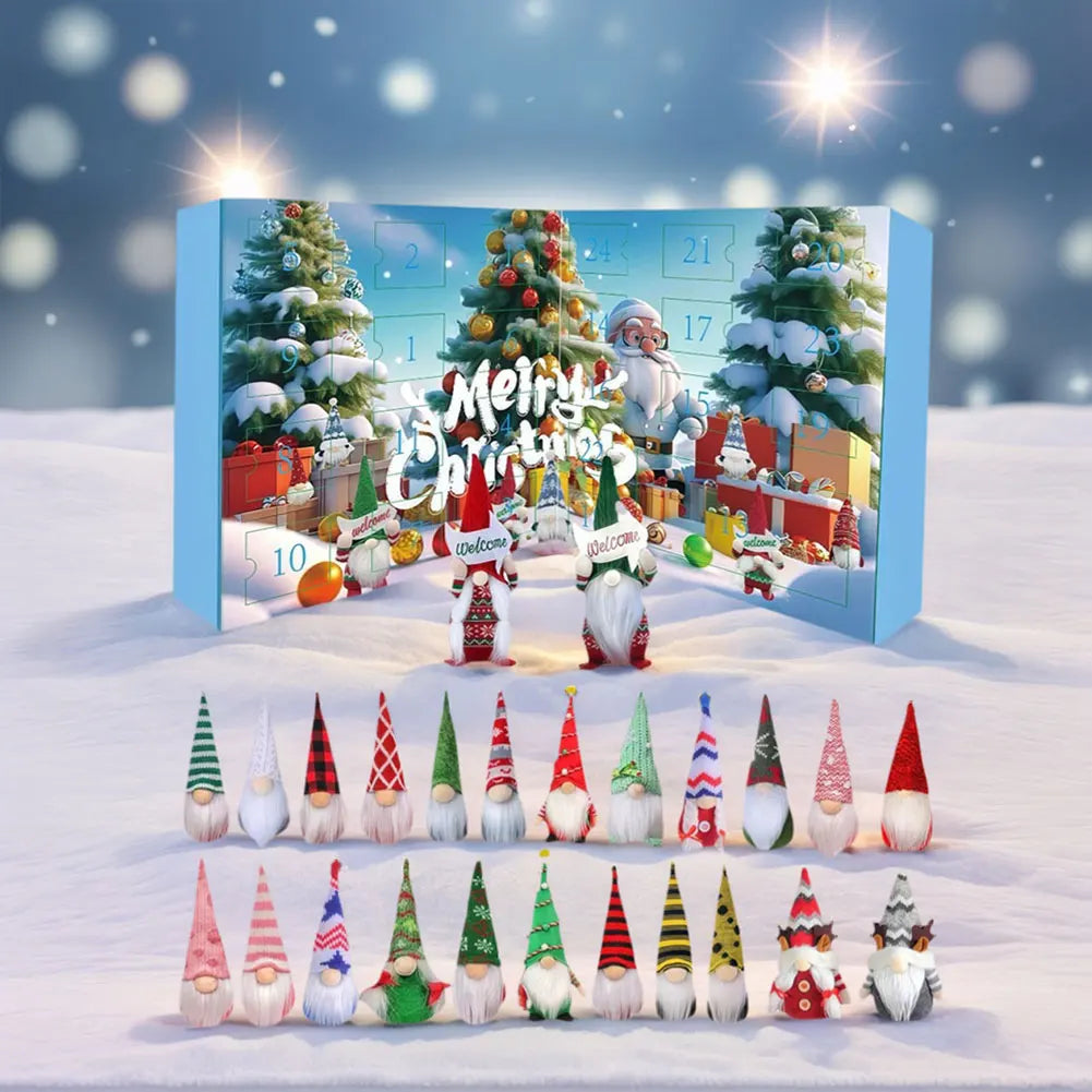 Christmas Gnome Advent Calendar 24 Plush Gnome Dolls 2025 - Tophatter Daily Deals