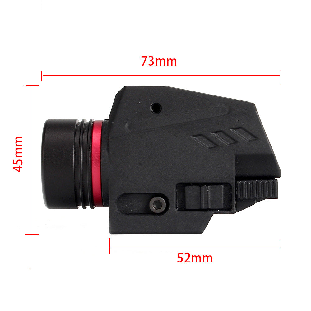 LED Flashlight Red Green Laser Sight - Tophatter Daily Deals