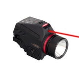 LED Flashlight Red Green Laser Sight - Tophatter Daily Deals