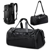 40L Foldable Sports Gym Travel Duffel Bag Black Duffel Bags - Tophatter Daily Deals