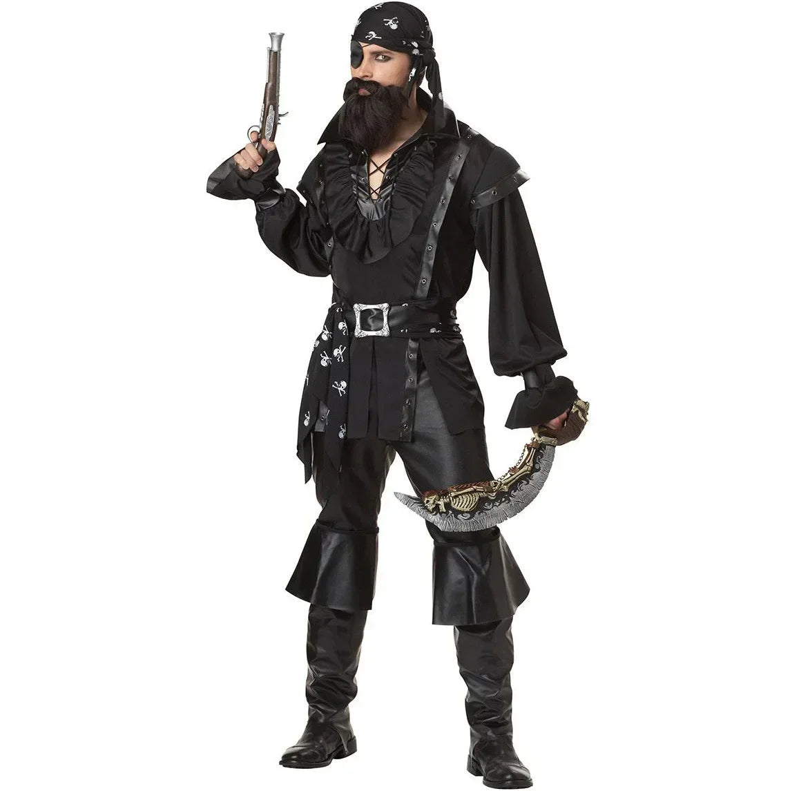Pirate Costume Couple Set Halloween Carnival Cosplay - Tophatter Daily Deals