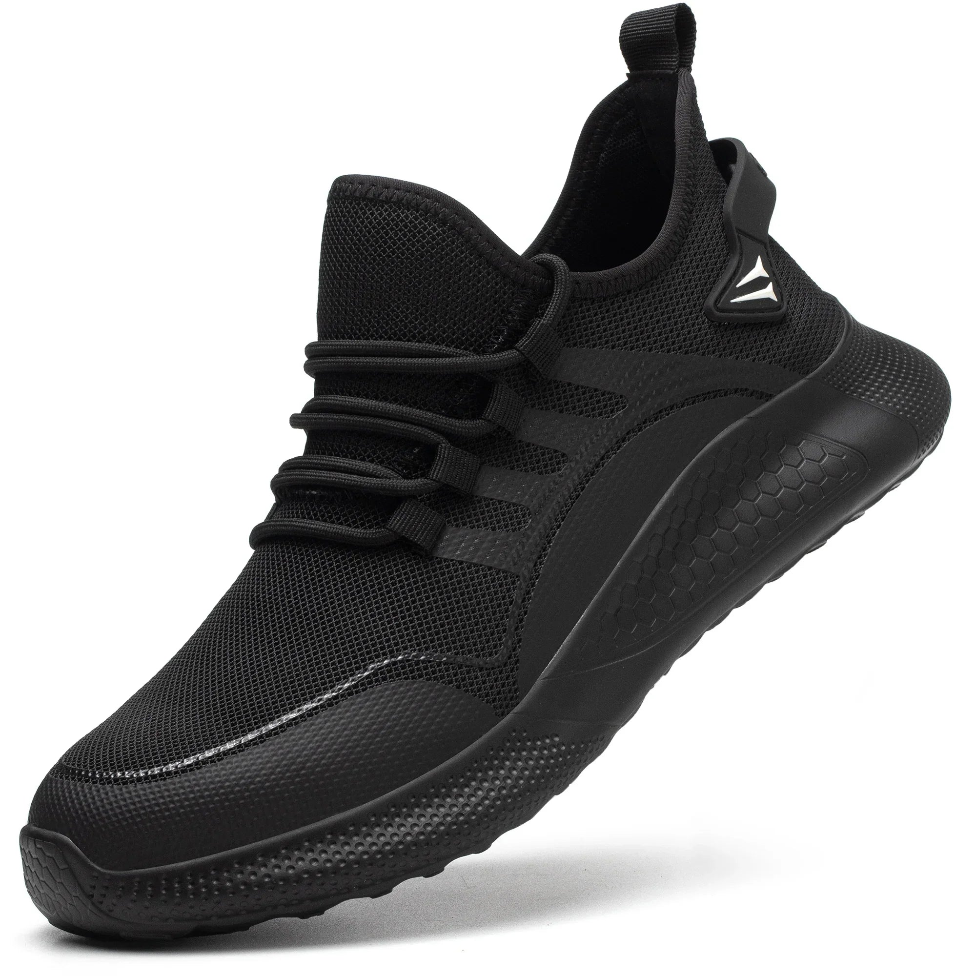 Safety Toe Work Shoes for Men Women (black) Apparel & Accessories > Shoes > Athletic Shoes - Tophatter Daily Deals