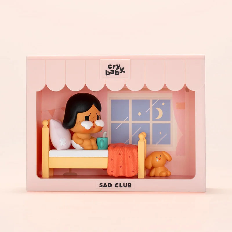 Genuine Pop Mart Crybaby Sad Club Series Figurine Scene Sets by Molly Flowers - Tophatter Daily Deals