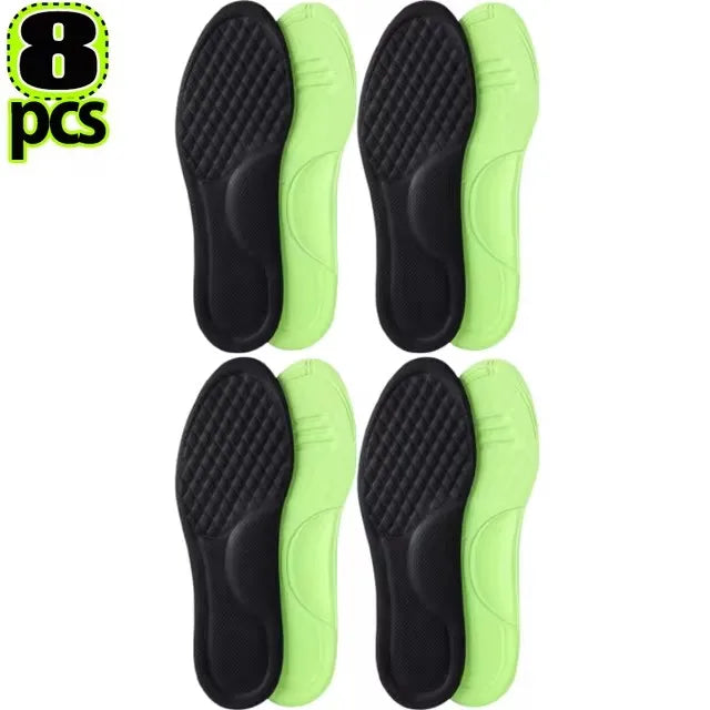 Memory Foam Orthopedic Insoles 12 Pack Antibacterial Plantar Fascia Insole 8pcs - Tophatter Daily Deals