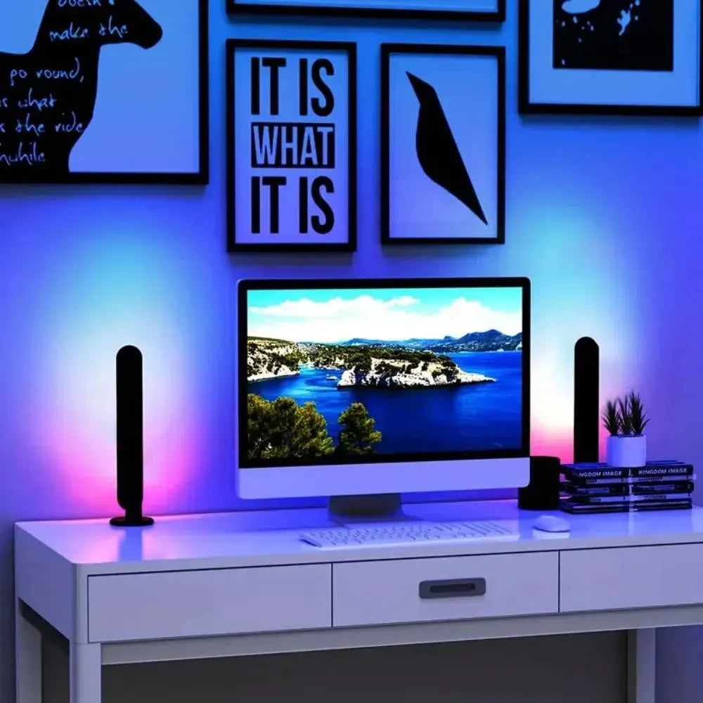 24 Keys IR Remote Control Smart RGB Strip Lights Gaming Lights, TV Ambient Backlight Sync With Music, RGB Desk Lamp For TV, PC - Tophatter Daily Deals