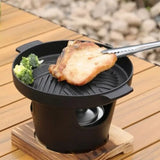Detachable Camping Alcohol Stove Black Camp Cooking - Tophatter Daily Deals