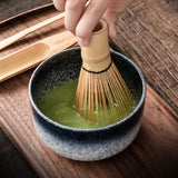 Matcha Tea Set 6pc Bamboo Ceramic Teaware Ceremony Gift - Tophatter Daily Deals