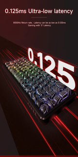 Mechanical Keyboard Sixty Mini Wireless ARGB Magnetic Hall - Tophatter Daily Deals