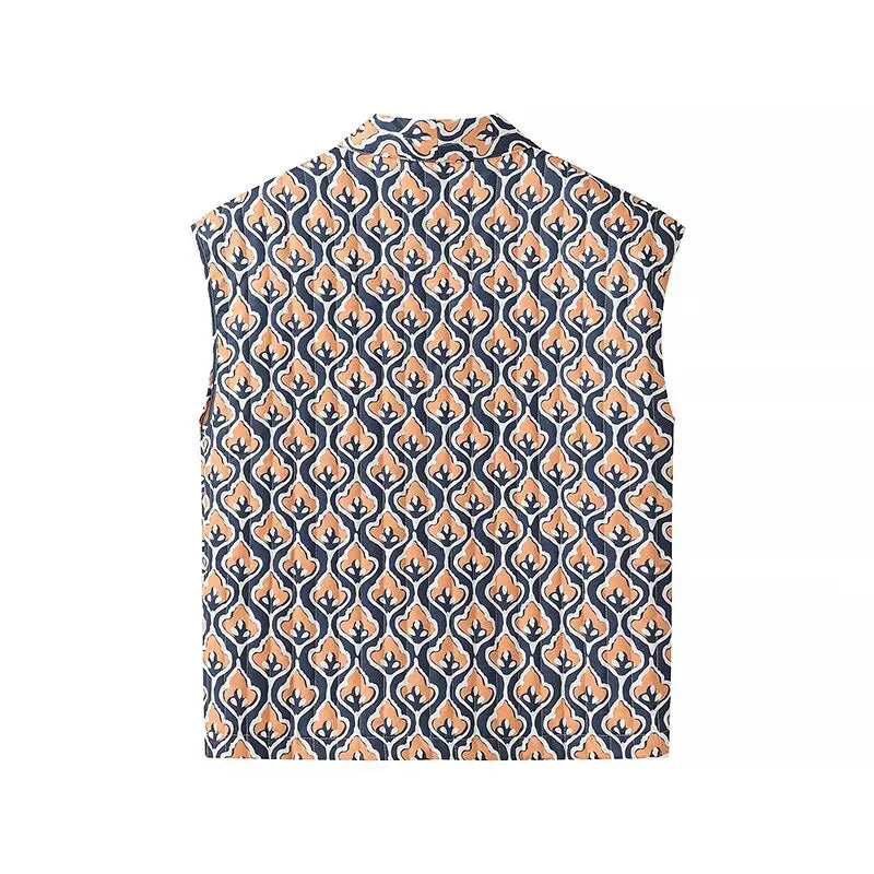 Insulating Women’s Quilted Vest - Loose Open Stitch, Cotton - Tophatter Daily Deals