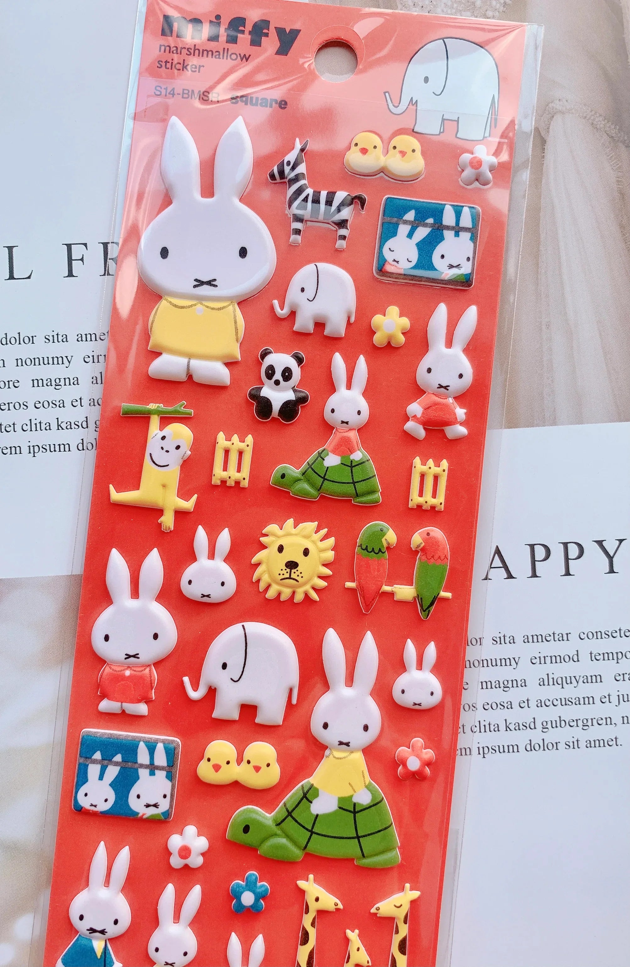 Miffy 3D Stickers Animals - Tophatter Daily Deals