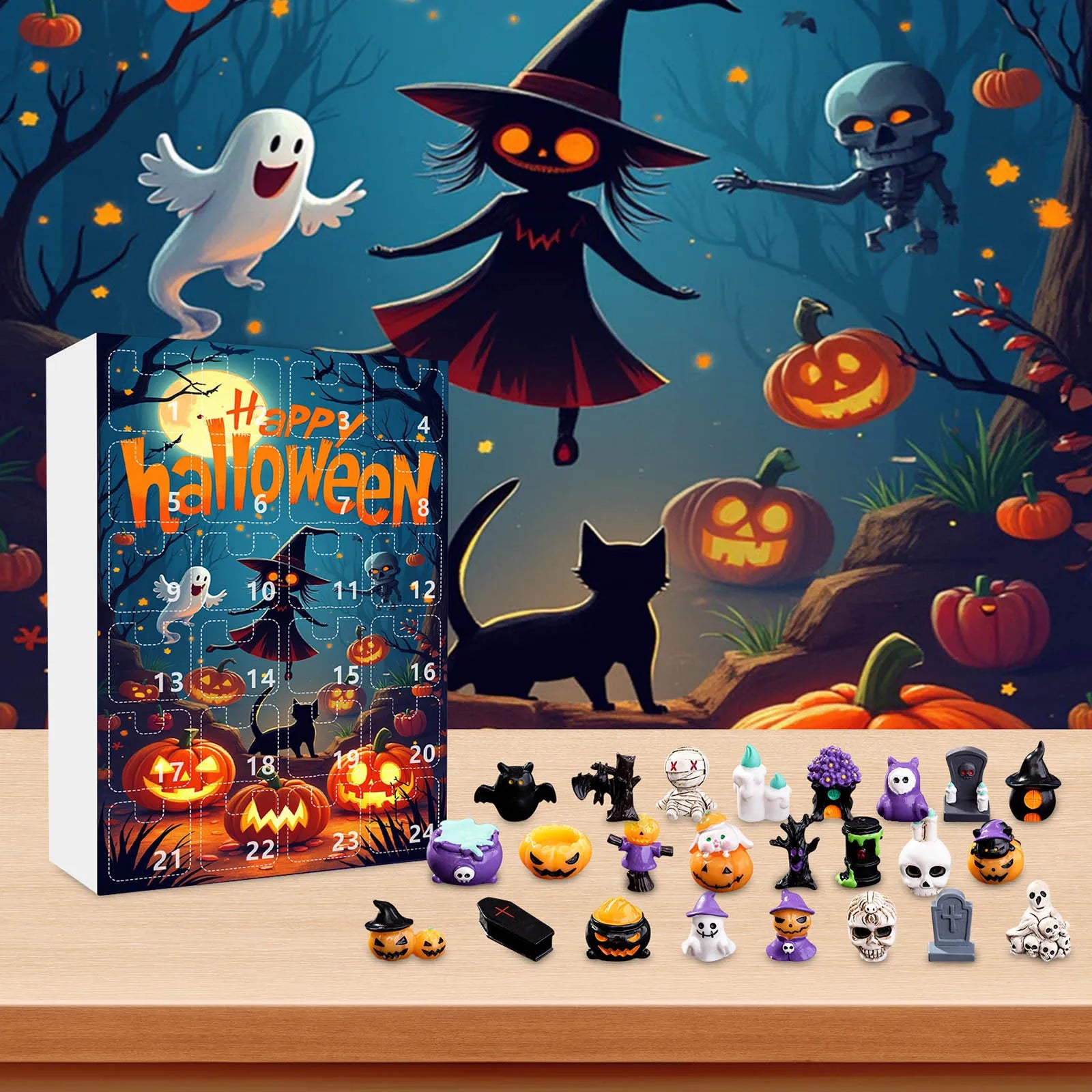Halloween Advent Calendar 24 Day Non Candy Surprise Gifts - Tophatter Daily Deals